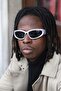 Silver Frame Black Glass Ski/Snowboard Goggles with Uv400 Protection - 3
