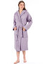 Unisex Hooded 100% Organic Cotton Premium Multi Muslin Ultra Soft Bathrobe - 3