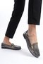 Gray Women's Daily Comfortable Buckle Casual Classic Shoes Ballerinas LRS01 - 2