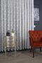 Shawl Knitted Tulle Curtain, (1/3) Closely Pleated, - 2