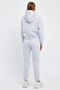 Winter 2ip chintered inside fleece kangaroo pocket and hooded sweatpants set - 4