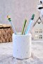 Terrazzo Round Pen Holder & Toothbrush Holder & Makeup Brush Holder