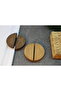 Wooden Economic Circle Small Handle (14CM DIAMETER) Cabinet and Drawer Handle (32 MM COMPATIBLE) with Fence - 3