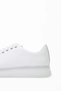 Men's Genuine Leather White Sneakers & Sports Shoes - 4