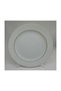 12 Large 25 cm Porcelain Gold-Plated Flat Plates for Desserts and Pastries - 2