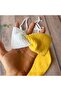 Hand Knitted Yellow Strap Baby Girl Salopet Set - 4