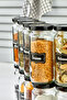15 Pieces Glass Spice Jar 244 ml - Spice Set with Metal Lids - Spice Label Gift - 3