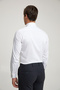Slim Fit White Plain Tuxedo Shirt - 4