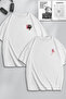Unisex Women Men Mr And Mrs Scream (Scream) Printed Lover Couple Combination Oversize T-Shirt 2-Piece