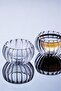 Double Wall Patterned Glass Snack Bowl, Jam Bowl, Sauce Bowl, Presentation Bowl 1 Piece - 5