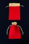 Velvet Henna Cookie Gold Jewelry Towel Pouch Red Gold 5 Pieces Size 15X23 - 6
