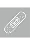 Im Ok Wounded Sticker 18x18 Cm Black