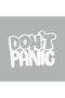 Dont Panic Car Sticker Car Sticker 18x13 Cm White