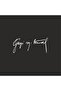 Gazi Mustafa Kemal Signature Sticker 30x15 Cm White - 2