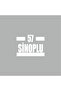57 Sino Car Sticker 16x9 Cm White