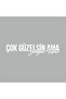 You Are So Beautiful But Yengen Red Car Sticker 16x4 Cm White