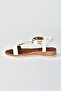 White Stone Detailed Daily Women's Sandals M258312209 - 8