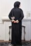 Stylish Solid Color Women's Prayer Dress with Headscarf - 2