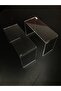 Transparent Plexiglas Riser Display Stand 10x10 cm, Set of 2 - 6