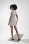 Carl Short Sleeve 3 Thread 0 Collar Pocket Mini Sweat Dress - 9