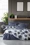 طقم غطاء لحاف مزدوج حديث Orva Indigo