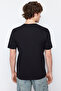 Siyah Basic %100 Pamuklu Regular/Normal Kesim Bisiklet Yaka T-Shirt TMNSS21TS0808 - 2