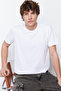 Unisex Beyaz Regular Fit Kısa Kollu T-Shirt TMNSS22TS0271 - 4