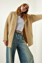 Women's Biscuit Pocket Thick Textured Knitwear Cardigan PF00063 - 3