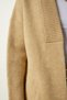 Women's Biscuit Pocket Thick Textured Knitwear Cardigan PF00063 - 7