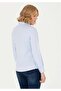 Women's Blue Long Sleeve Shirt - 5