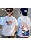 Crew Neck DJ Rabbit Printed Short Sleeve Kids T-shirt