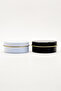 2-Piece Metal Tin Decorative Candle Soap Jewelry Accessory Gift Storage Box - 7.5 Cm x 3 Cm - 2