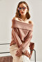 Women's Dark Powder Degaje Collar Sweater 40981004 - 4
