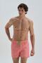 Salmon-Green Micro Short Straight Swim Shorts - 2