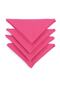 4 Pieces of Fuchsia Color Fabric Serving-Presentation Napkin 1st Quality Duck Linen Fabric (DARK-FREE FABRIC) - 3