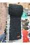 Scarf Puffy 100% Hand Knitted 200 * 22 Cm *Black Color* - 2