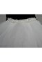 2 Tiers Wedding Dress Veil Off White Bottom Solid 100 Cm Top Solid 90 Cm With Comb - 7