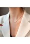 Bright Glitter Sparkle Silver Color Clavicle Chain Choker Necklace - 7