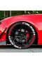 Falken Tire Lettering + Red Stripe Model 2.5 cm Original Rubber Compatible - 3