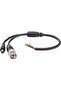 10 قطعة موصل Bnc سلكي جاهز Dc Power Jack Cctv Y Cable