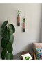 2-Piece Wooden Flower Pot Bathroom Kitchen Winter Garden Rustic Bohemian Balcony Artificial Flower Home Gift Dowery - 5