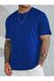 Blue Unisex Crew Neck Oversize T-Shirt