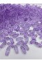 100gr Lilac Color Pasta Model Twisted, Hive Acrylic Beads, Bag Making, Hobby Beads (~52 Pieces) - 2