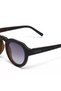 Zeno Round Unisex Black Havana Sunglasses Black Gradient - 5