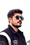 Rectangle Design Black Frame Black Glass Women's Sunglasses - 8