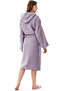 Unisex Hooded 100% Organic Cotton Premium Multi Muslin Ultra Soft Bathrobe - 5