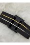 Italian Steel couple bracelets gold and silver - 3