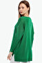 V-neck Long T Sleeve Back Long Front Short Slit Loose Cut Seasonal Basic Loose Knitwear Sweater - 3