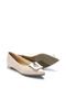 Genuine Leather Mink Women's Ballerina Shoes 019ZA21-131 - 5