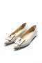 Genuine Leather Mink Women's Ballerina Shoes 019ZA21-131 - 6